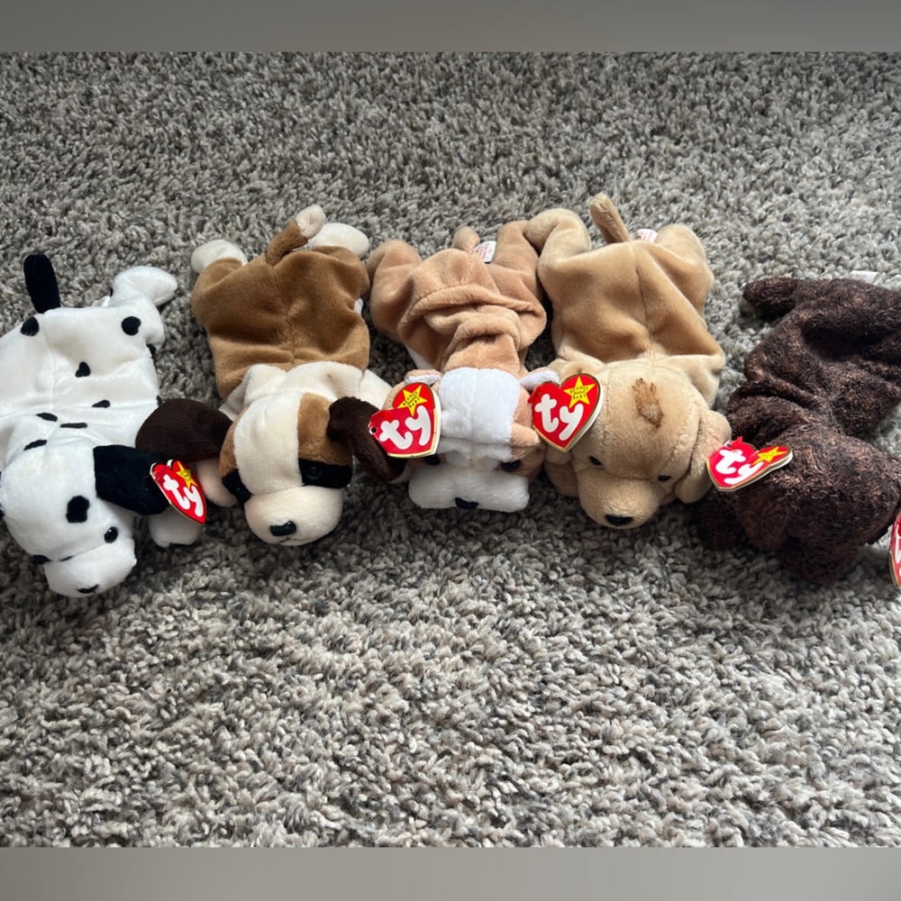 Dog beanie babies